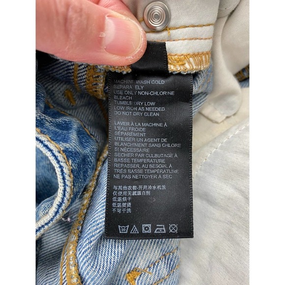 Urban Outfitters BDG Size 25 Colorblock Denim Joggers - Picture 7 of 8